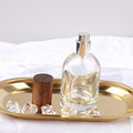 Empty 30ml 50ml 100ml Frosted Glass Perfume Bottles With Wooden Cap1