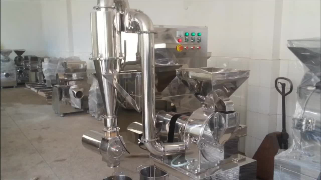 Fonctionnement facile et nettoyage de Machine de broyage de poudre de médecine à base de plantes chinois1