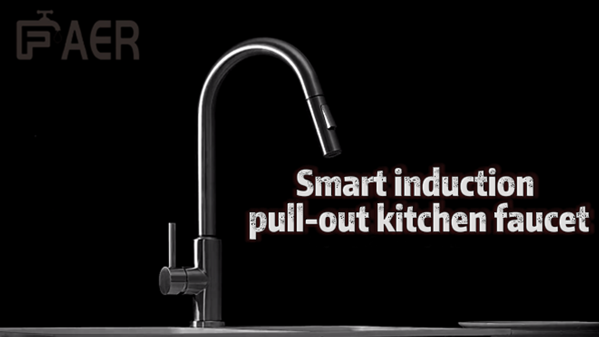 Faucet de cuisine enracinée à induction intelligente 4