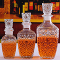 250ml 500ml 1000ml Wholesale of high-quality dispensers  glass wine bottle with lid1