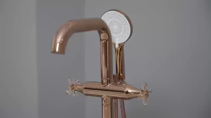 39 crystal floor standing bathtub shower mixer 