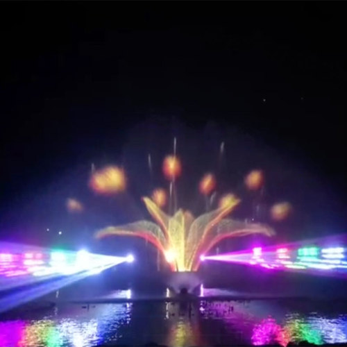 3D Laser Water Screen Film Fountain Show
