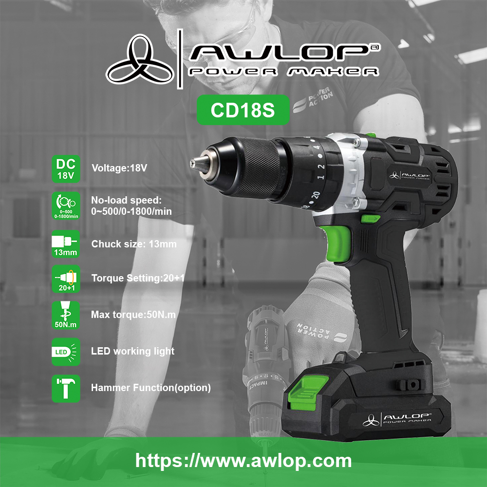 CD18S 18V Cordless Impact Brushless Drill CD18S