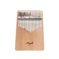 Solid Okoume Wood 17 Keys Kalimba Instrument with Carb Steel Tones for Sale1
