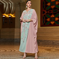 ODM 2023 Monsoon Embroidery سایز بزرگ لباس مسلمان عبایی و لباس شب برای مسلمانان رمضان1