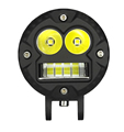 HJG Led Motorcycle Light 40w Auxiliary Led Spotlights Mini Fog/driving Lights For Motorcycle White/yellow Motorbike Led Lights1