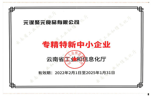 Specialized, Refined, Differential & Innovative SME Certificate