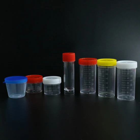 Siny yüksek kaliteli 40ml 60ml Ürünler İdrar konteyneri Örnek Tek Kullanımlık Tıbbi Malzemeler İdrar Kupası1