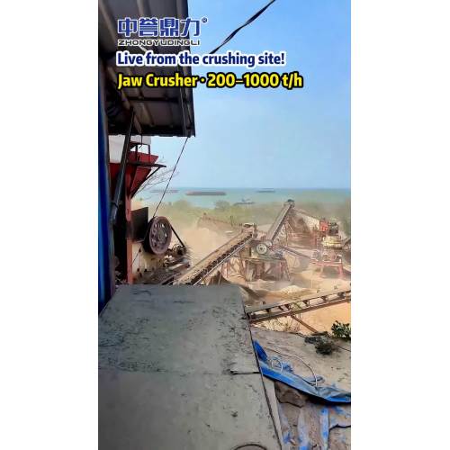 চোয়াল পেষণকারী 200-1000 t/h হেভি ডিউটি ​​রক ক্রাশিং মেশিন