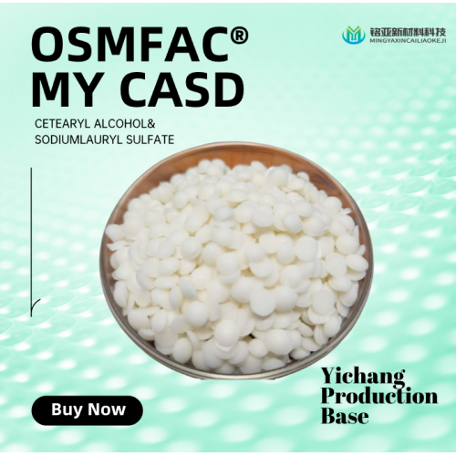Cera emulsionante aniónica en sistemas de emulsión O/W