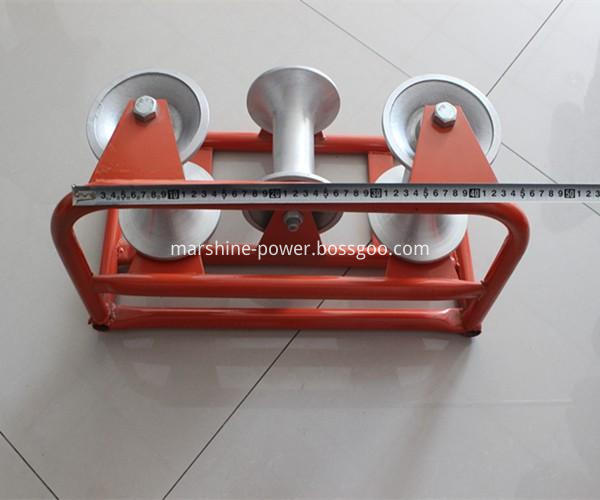 Nylon or Aluminum Cable Turning Pulley Corner Cable Roller Three Roller Type