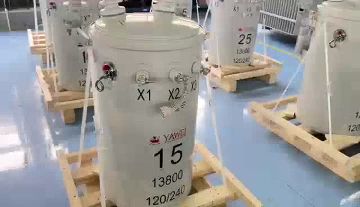 15 кВА 13800 В 120/240 В однофазный полюс монтируемый трансформатор