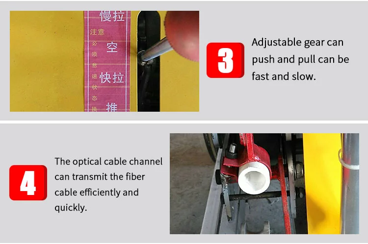 Cable Blowing Machine for Optic Fiber Cable Optical Cable Conveyor