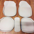 New Arrival Competitive Price Anti-Slip 3D Universal 5 Pieces Leather Embroidered Car Floor Mats1