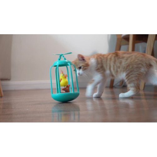 Squeaky kitty toy for cat