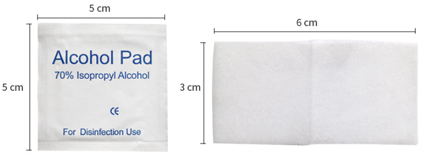 Alcohol Prep Pad 70% isopropyl Phone Wipes