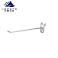 Supermarket Powder Paint White Single Line Gridwall Metal Display Prong KF-F0051