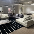 Gaya Itali Baru Modern U Shaped White Leather Extra Besar Sofa Reka Bentuk Besar1