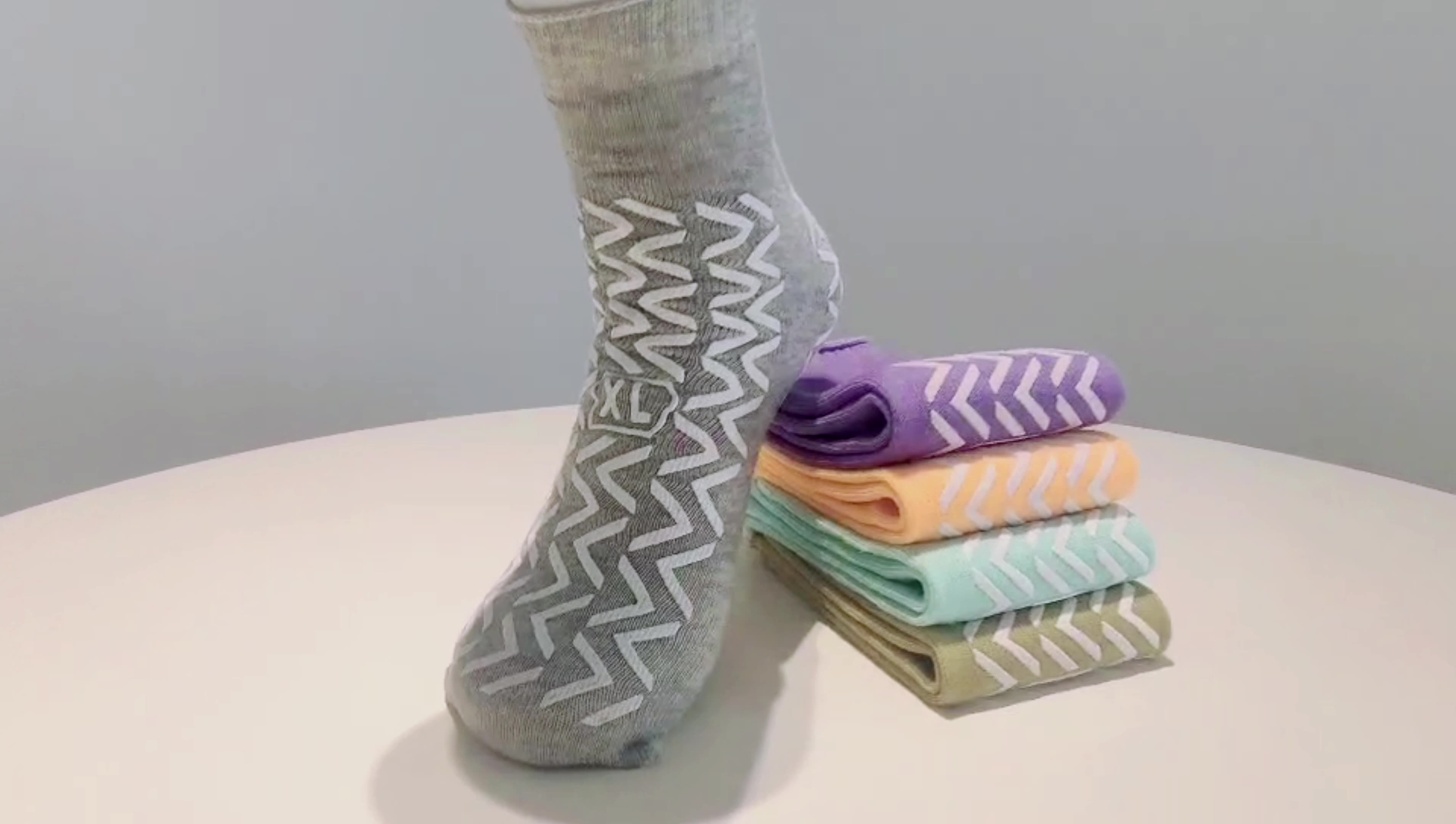EQOA Patient hospital Slipper Socks Disposable Comfortable Single Double Tread Non-slip Sock1