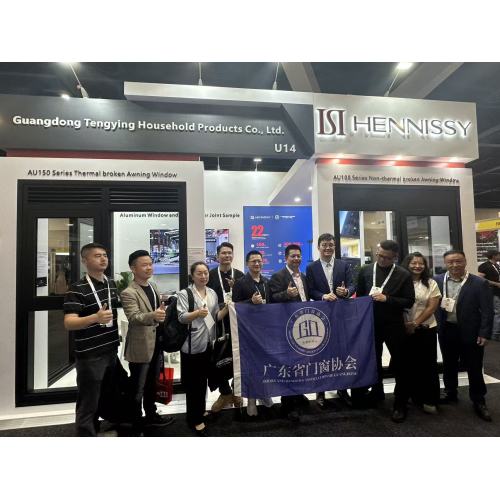 Hennissy Windows & Doors faz sucesso na Sydney Expo, apresentando a fabricação inteligente chinesa