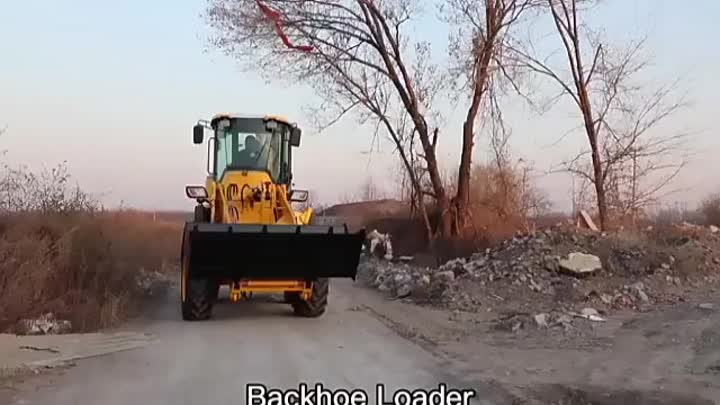 heavy type backhoe loader