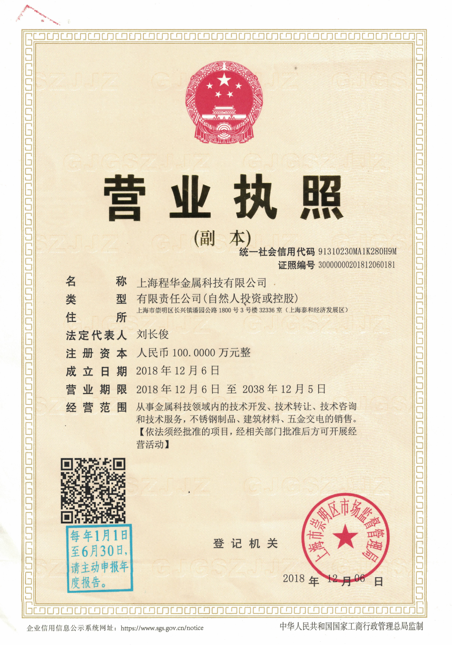 Business License