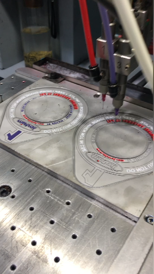 Three layer PVC Label making