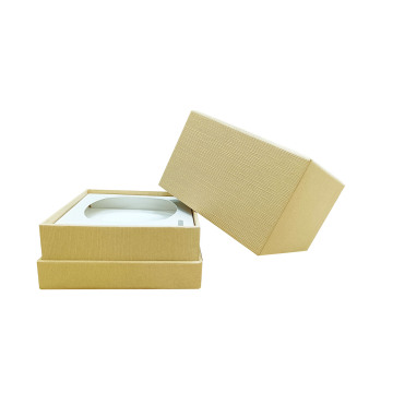 lid and base box in texture paper