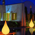 LED Garden Solar Lights - Drip Shape Outdoor RGB Waterproof Street Light1