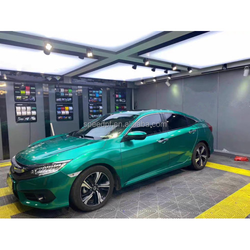 Gloss Metallic Emerald Green Car Vinyl PVC Film