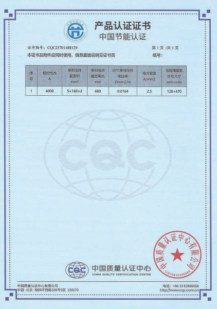 China Energy Conservation Certification Product Certification Certificate