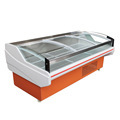 Meat Display Chiller Supermarket Glass Door Freezer1