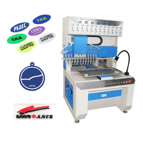 Multi Color Silicone Dispensing Machine for High-Precision Silicone Labels, Logos & Badges Production