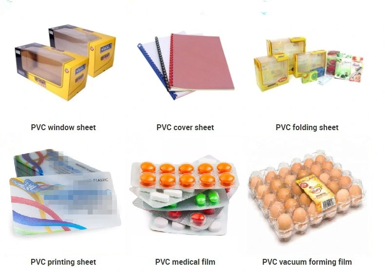 200 Micron Glossy Clear PVC Plastic Sheets for Printing