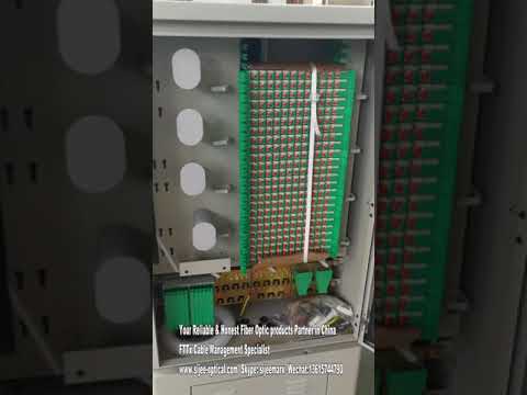 Fiber Optical Cross Connect Cabinets in workshop