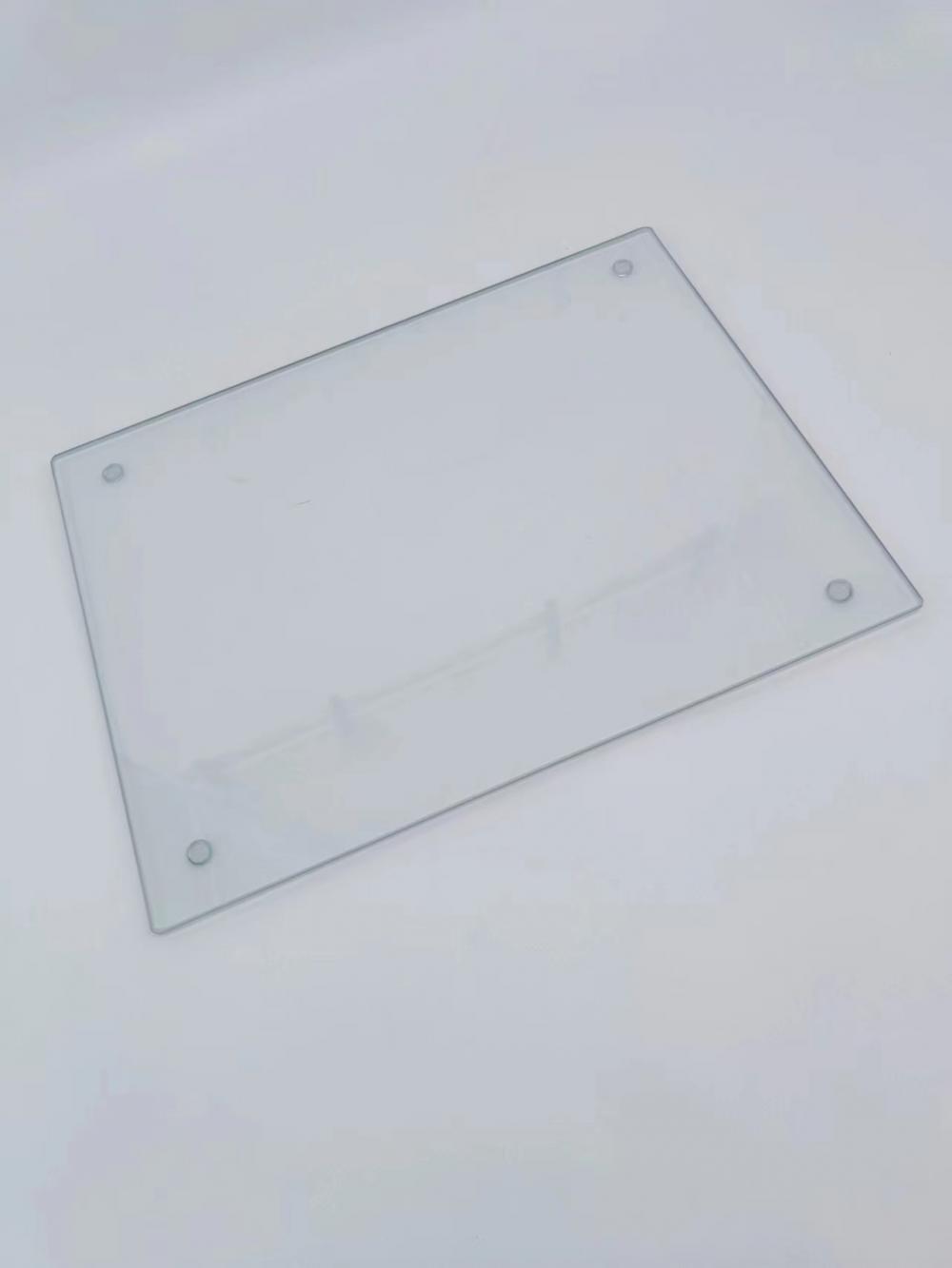 clear glass place mat