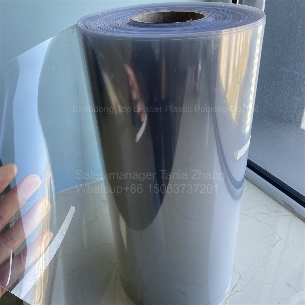 High transparency PVC film for thermoforming