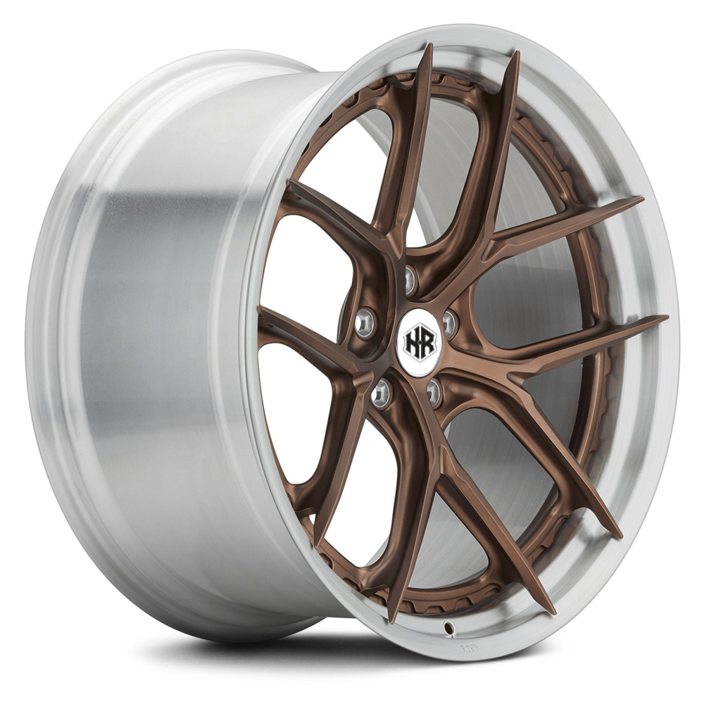 Two-pieces forged alloy wheels