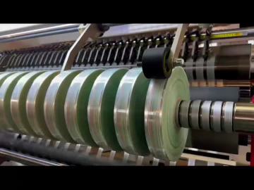 slitting machine running