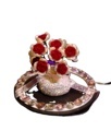 Red Rose Ornaments Car Fragrance Diffuser Accessories1