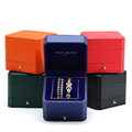 Hanhong Wholesale Custom Travel Watch Watch Case Square Double Layer Watch Boxaging Box per uomini e donne Storage Watch Box1