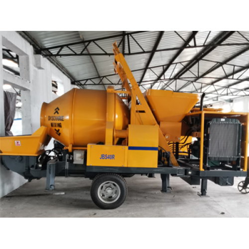 Technical advantages of JBS series concrete mixing pump
