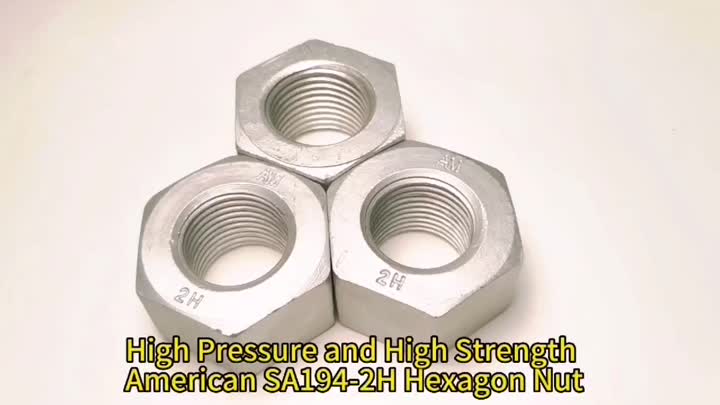 Kekuatan Tinggi ASME A194-7 Hex Nut