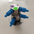 Domino Original 90% New Pump Head Long Rotor Black Ink Pump Head 36610 Двойной насос для Domino CIJ Coding Printer1