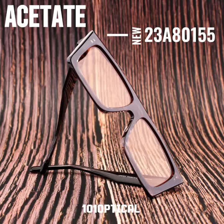 Rectangle Lamination Sunglasses 23A8015