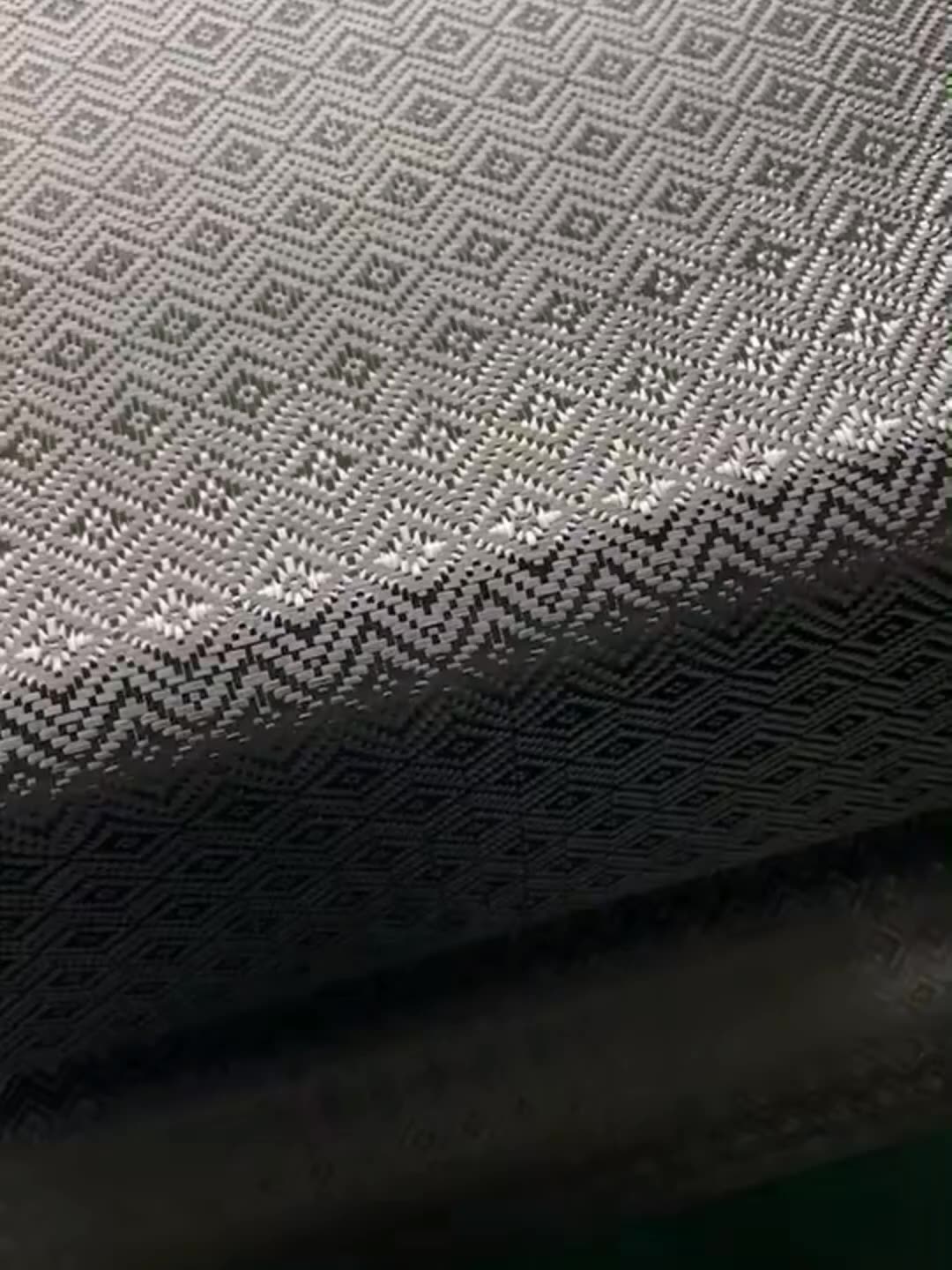 Fabrica de cuero de fibra de carbono Jacquard de alta calidad con recubrimiento de TPU 1