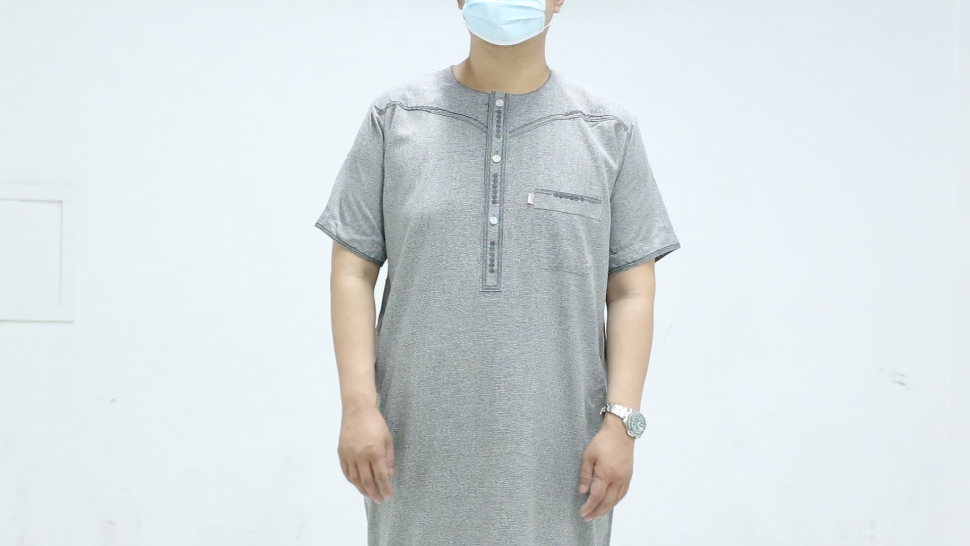 Nuova moda Jubah Arab Arab ISLAMIC ABSILE ABBIGLIAMI ISLAMICI MUSLMBBAH ABBIGLIAMENTO ISLAMICO1