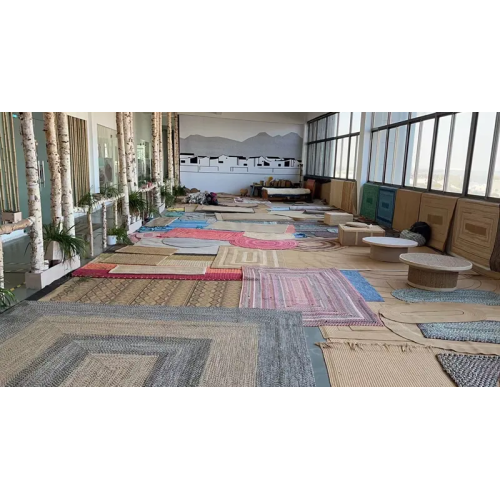 show room for indoor outdoor braided rugs