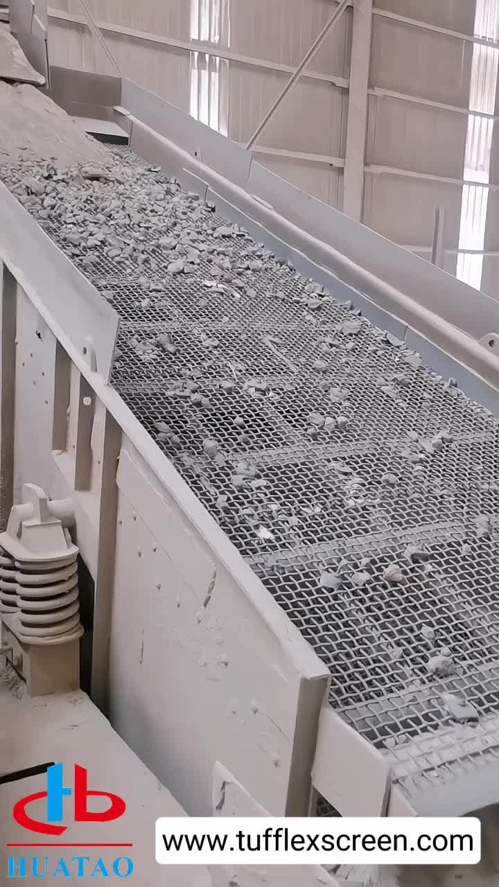 Woven Wire Mesh working for quarry factory