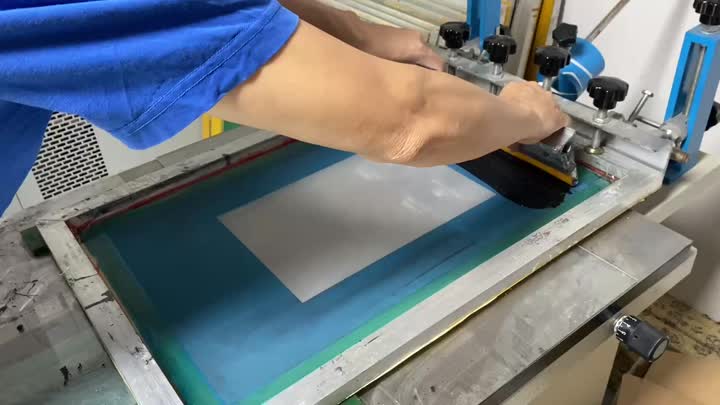 গ্লাসে জল ভিত্তিক কালি স্ক্রিন প্রিন্টিং